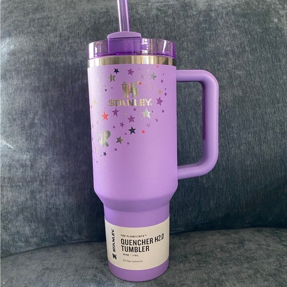 Stanley X Olivia Rodrigo Purple Guts Stars 40 oz Flowstate Quencher Tumbler BNIB - Picture 6 of 12